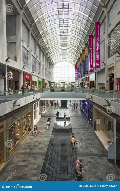 Marina Bay Sands Shopping Mall Editorial Photography - Image of centre ...
