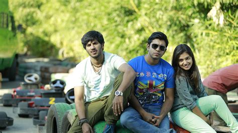 Dulquer Salman, Nazriya, Nivin Pauly in movie Bangalore Days Still # 15