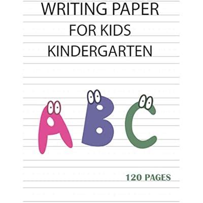 Writing Paper for Kids Kindergarten: 120 Blank | Ubuy India