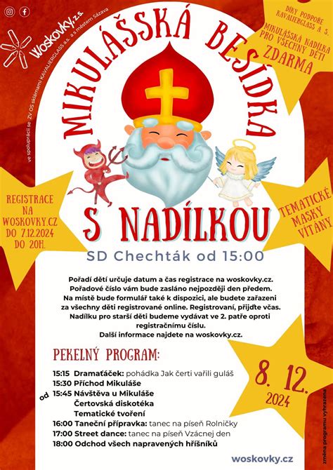 Mikulášská besídka s nadílkou, Školská 434, 28506 Sázava, Czech ...