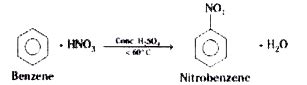 How is nitrobenzene prepared?