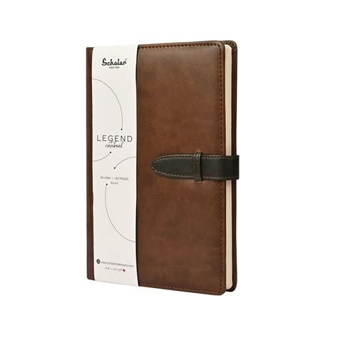 Scholar Legend Coffee Notebook - A5, Ruled – Makoba