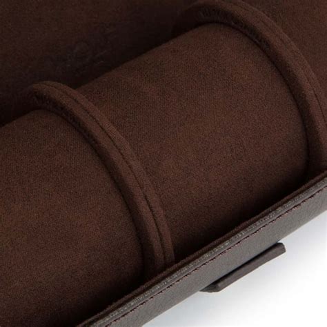 WOLF Heritage Triple Watch Roll - Brown | 1010 Boutique