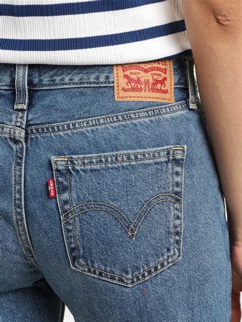 Women's Blue Loose Fit Low Rise Jeans – Levis India Store