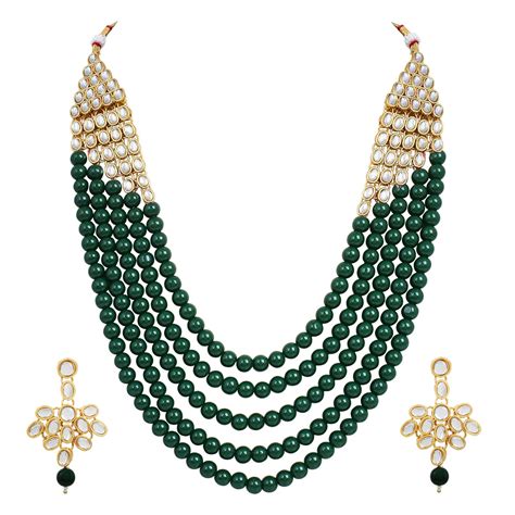 Buy Shining Diva Fashion Latest Long Kundan Design Traditional Necklace ...