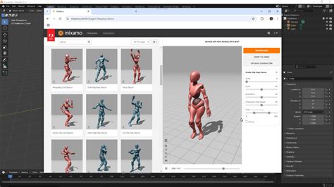Import Mixamo 的图像结果