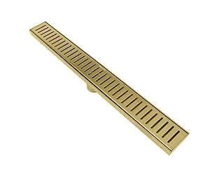 Aquieen Line 24" x 4" (Grade SS 304) Shower Water Drainer Floor ...