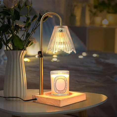 Amazon.com: HeipokLife Candle Warmer Lamp with Timer,Electric Dimmer ...