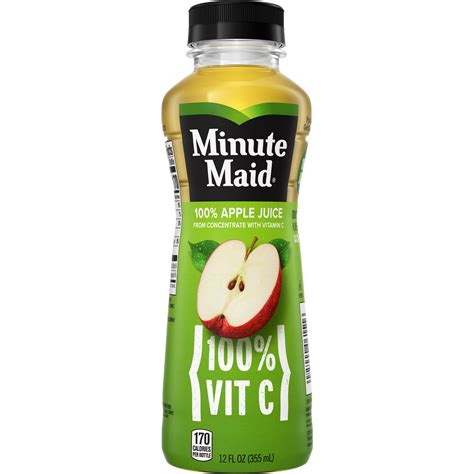 Minute Maid Apple Juice With Vitamin C, Fruit Juice Drink, 12 OZ - CVS ...