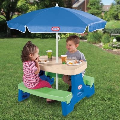 Little Tikes Outdoor Portable Kids Picnic Table with India | Ubuy