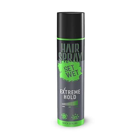 Set Wet Hair Spray 200ml| For Men & Women| Extreme, Long-lasting Hold ...