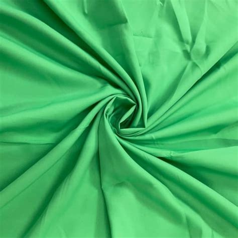 Apple Green Colour Dyed Poly Crepe Fabric