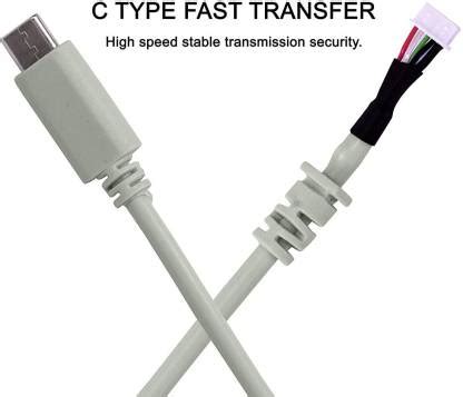 Rarun USB Type C Cable 0.18 m Type C Data Cable For Startek FM220U ...