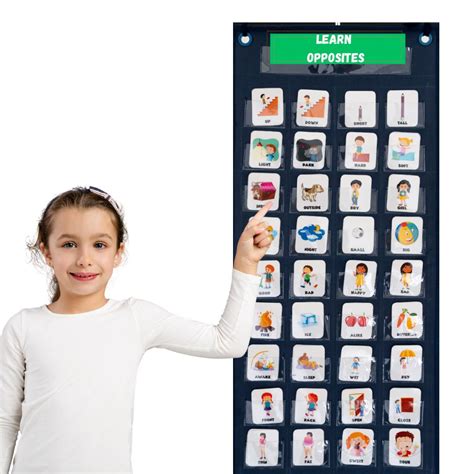Opposites Matching Pocket Chart – My House Teacher
