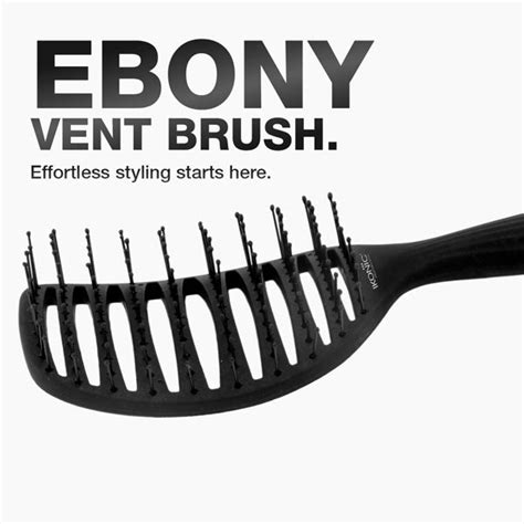 Ikonic Professional Ebony Vent Hair Brush – IKONIC WORLD