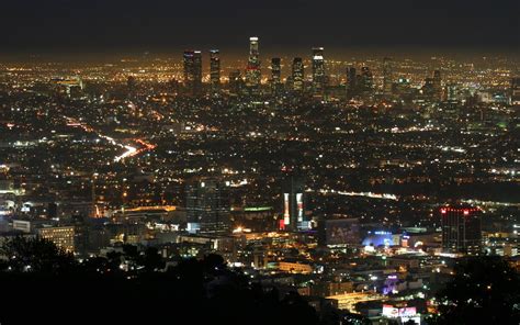 los angeles, night, view Wallpaper, HD City 4K Wallpapers, Images and ...
