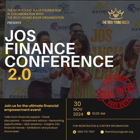The Jos Finance Conference , Online event, Jos, Nigeria, 30 November ...