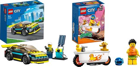 LEGO City Electric Sports Car 60383 Building Toy Set (95 Pieces) City ...