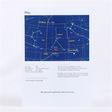 Name a Star - Anniversary Gift for Wife, Lovers Day Gift for Husband ...