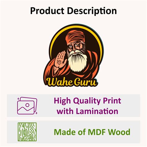 Waheguru Vector Art Wall Decor – GoofyShop.in