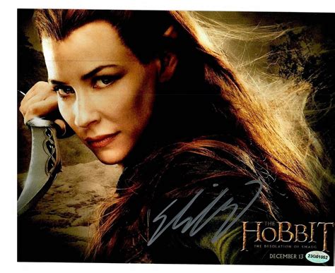 Evangeline Lilly Hobbit Actress Signed 8 x 10 Photo COA TTM Hologram ...