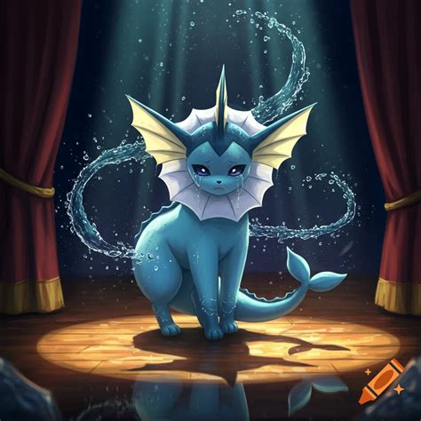 A gray and blue Pokémon-like creature with large sparkling blue eyes ...