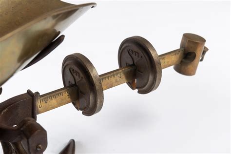 Vintage Fairbanks Scales Wrought Iron and Brass Scale with Weights For Sale at 1stDibs | antique ... - Vintage Scales