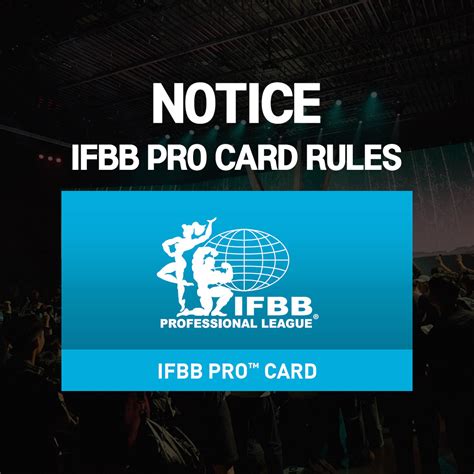 IFBB 프로리그 코리아 / NPC 월드와이드 코리아 공식계정 | [공지] 2025년 업데이트 된 IFBB 프로카드에 관련한 ...