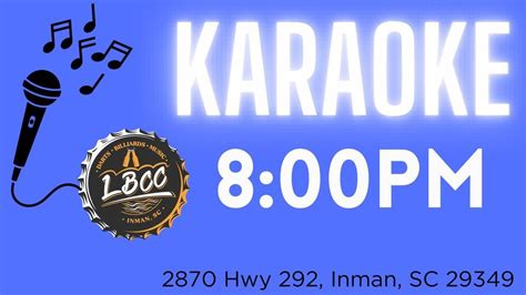 Karaoke, 2870 Highway 292, Inman, SC, January 20 2024 | AllEvents.in