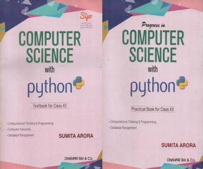 Computer Science With Python Textbook And Practical Book For Class-12 ...