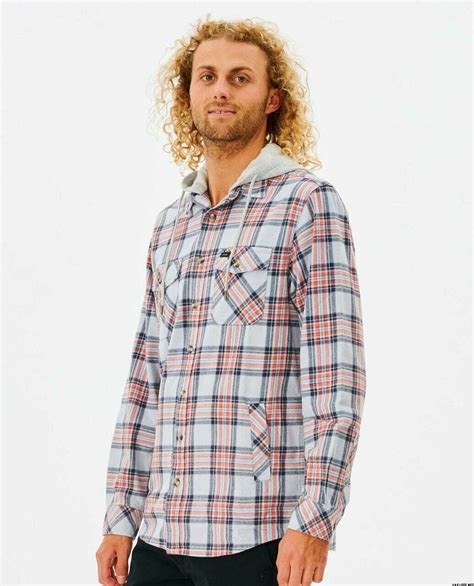 Rip Curl Ranchero Flannel Shirt Mens | Camisas de cuello de manga larga ...