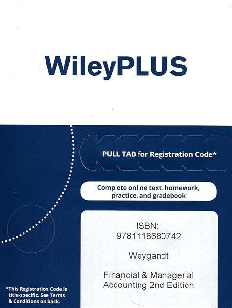 Buy Financial & Managerial Accounting 2nd Edition Wile yPLUS Card Book ...
