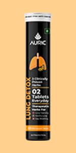 Auric Liver Detox Effervescent | 20 Tablets Fizzy Water with 10 ...