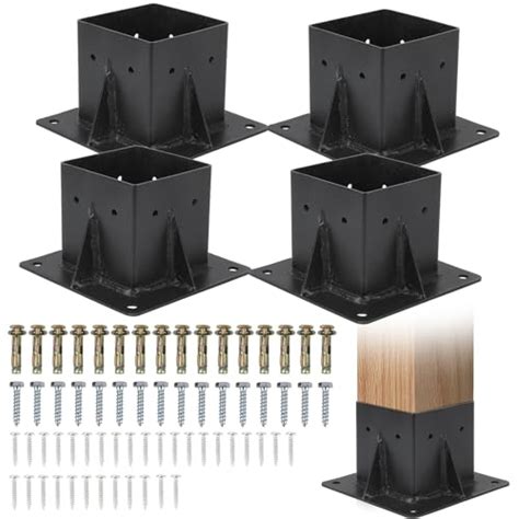 Image result for 4x4 Post Support Table Leg Brackets