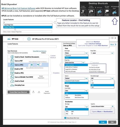 Image result for HP Scanner Menu