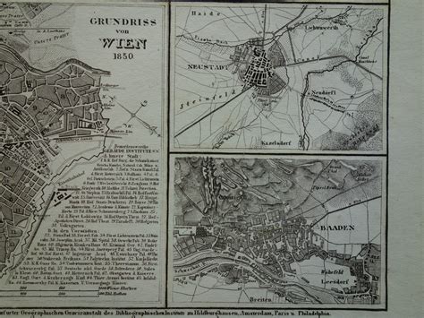 AUSTRIA Old Map of Archduchy 1850 Original Antique Poster of - Etsy Canada