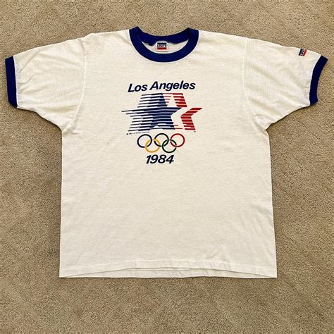 Los Angeles 1984 Olympics vintage t shirt Made by... - Depop