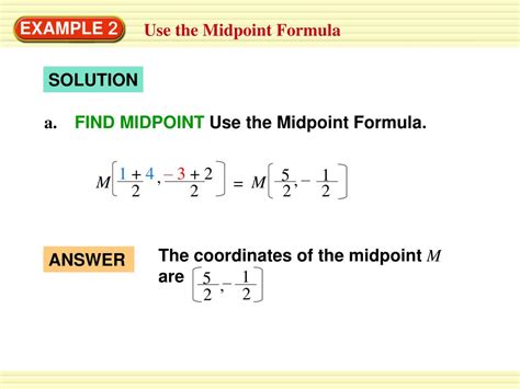 Midpoint Formula Example 的图像结果