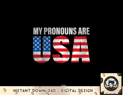 Mens July 4th Funny My Pronouns Are USA 4th Of Jully US Flag | Inspire ...