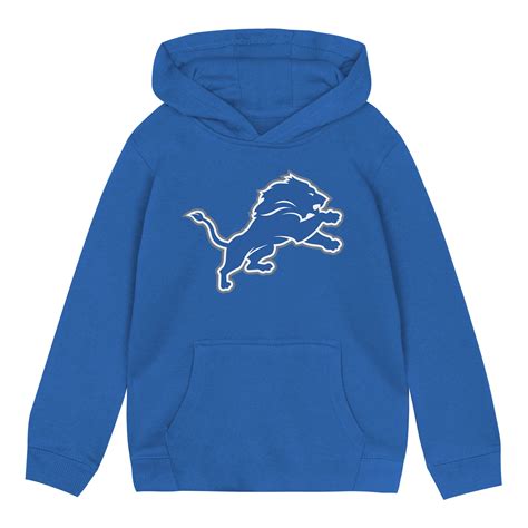 Toddler Blue Detroit Lions Logo Pullover Hoodie - Walmart.com