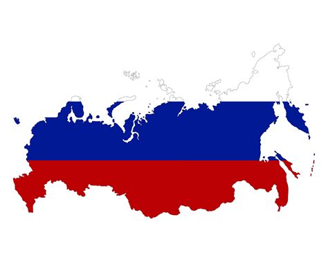 Russia map with Russian flag. Map of Russia. 29204577 PNG