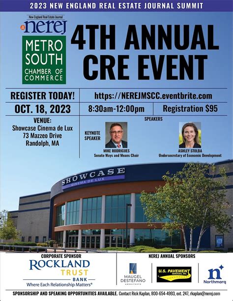 NEREJ & Metro South Chamber of Commerce 4th Annual CRE Summit, Showcase ...