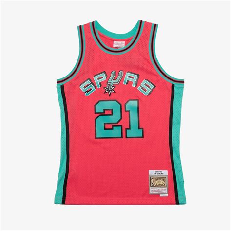 Tim Duncan San Antonio Spurs 98-99 HWC Swingman Jersey - Pink - Throwback