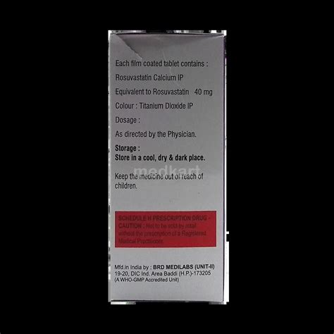 ROSUGEN 40MG TABLET 10'S Price, Uses, Side Effects & Substitutes | Medkart