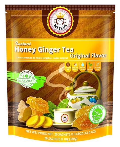 Amazon.com : MEEKUS Instant Ginger Honey Crystals, Instant Ginger Tea ...