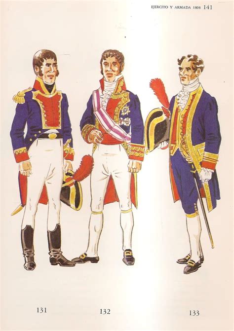 Spanish Naval Officers Fernando Vii, Spanish Armada, Century Uniforms ...