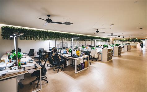 2018科技公司办公室图片-房天下装修效果图