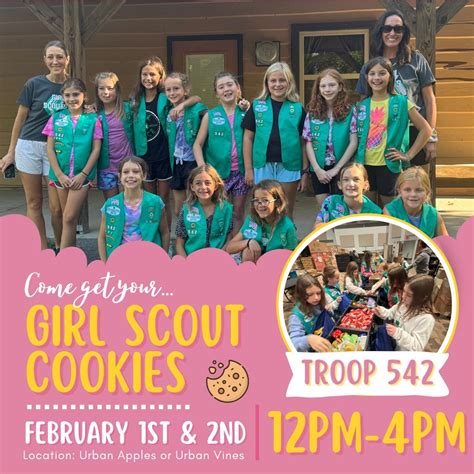 Troop 542 selling Girl Scout Cookies, 303 E 161st St, Westfield, IN ...
