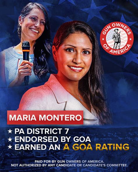 GOA Endorses Maria Montero for Congress (PA-7) | GOA Pennsylvania