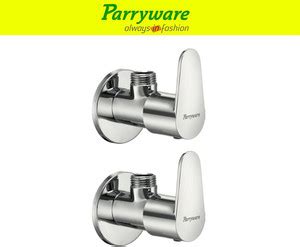 Parryware Uno Angle Valve – Brass Quarter Turn Stop Valve set of 2 pic ...